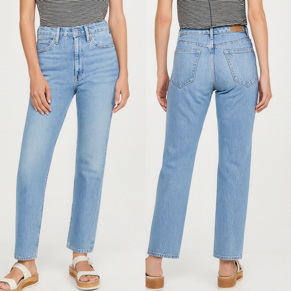 Rag & Bone Alex High Rise Straight Lucy Non Stretch Jeans Denim 25